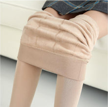 Cargar imagen en el visor de la galería, Fashionable Warm Fur Leggings Winter Body Legs Keep Warm
