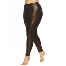 Load image into Gallery viewer, Gold glittering leggings
