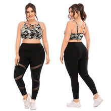 Lataa kuva Galleria-katseluun, European And American Fitness Suits Plus Size Yoga Suits
