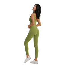 Carica l&#39;immagine nel visualizzatore di Gallery, Lycra Pocket Peach High-waisted Nine-point Leggings
