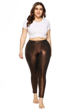 Load image into Gallery viewer, Gold glittering leggings
