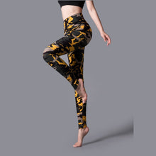 Load image into Gallery viewer, Brushed Cotton Print Camouflage Outerwear Leggings
