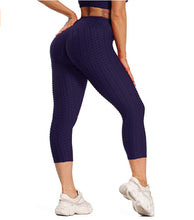 Last inn bildet i Galleri-visningsprogrammet, Women Cropped High Waisted Yoga Pants Bubble Hip Butt Lifting Leggings
