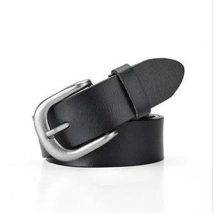 Leather Belts for Women Fashion Pin Buckle