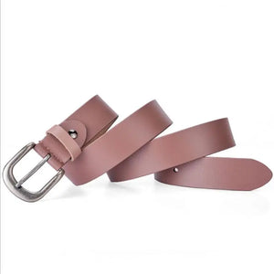 Leather Belts for Women Fashion Pin Buckle