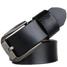 Cargar imagen en el visor de la galería, Vintage Style Pin buckle Genuine Leather Belts For Men
