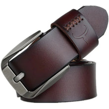 Carica l&#39;immagine nel visualizzatore di Gallery, Vintage Style Pin buckle Genuine Leather Belts For Men
