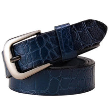 Carica l&#39;immagine nel visualizzatore di Gallery, Genuine Leather Belts For Women Fashion Pin Buckle
