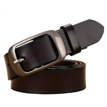 Cargar imagen en el visor de la galería, Fashion Genuine leather belts for women Quality Pin buckle
