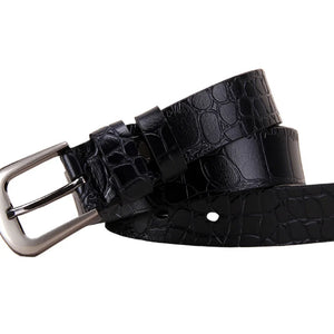 Genuine Leather Belts For Women Fashion Pin Buckle