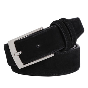 High Quality Suede Belts Cow Leather for Man And Women