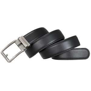 Plus Size Men's Automatic Buckle Genuine Leather Belt