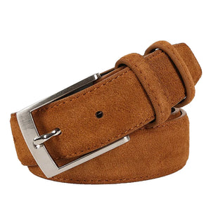 High Quality Suede Belts Cow Leather for Man And Women