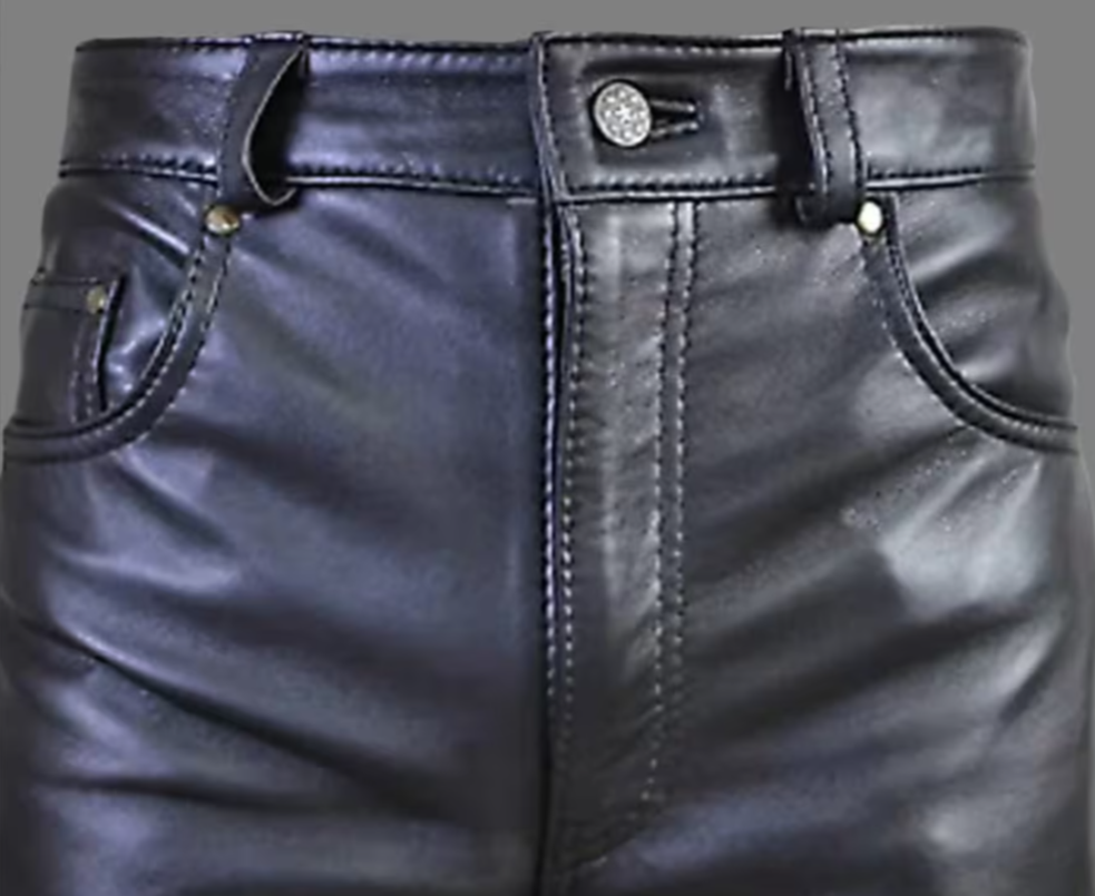 Men's Genuine Leather Pants