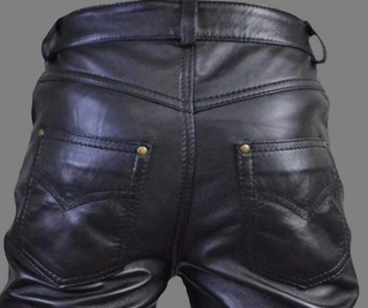Men's Genuine Leather Pants
