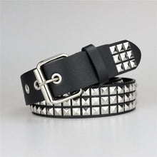 Cargar imagen en el visor de la galería, Square Bead Rivet Belt Pyramid For Men and Women Punk
