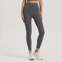 Carica l&#39;immagine nel visualizzatore di Gallery, Lycra Pocket Peach High-waisted Nine-point Leggings
