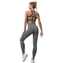 Cargar imagen en el visor de la galería, Beauty Back Sports Bra Sports Leggings Fitness Pants Yoga Suit
