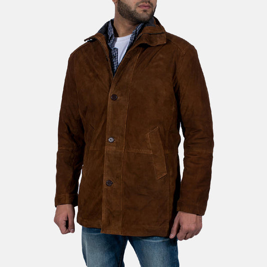 Men's Sheriff Brown Suede Jacket