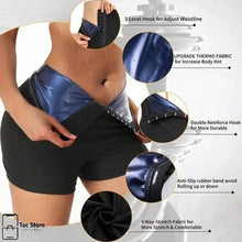 Carica l&#39;immagine nel visualizzatore di Gallery, Slimming Pants Waist Trainer Shapewear Tummy Hot Thermo Sweat Leggings Fitness Workout Sweat Sauna Pants Body Shaper
