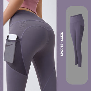 Yoga Pants Women With Pocket Leggings Tummy Control Jogging