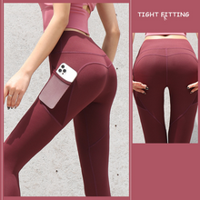 Laden Sie das Bild in den Galerie-Viewer, Gym Sport Seamless Leggings With Pockets
