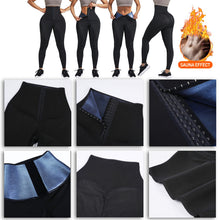 Last inn bildet i Galleri-visningsprogrammet, Sauna Long Pants Fitness Exercise Hot Thermo Sweat Leggings Training Slimming Pant
