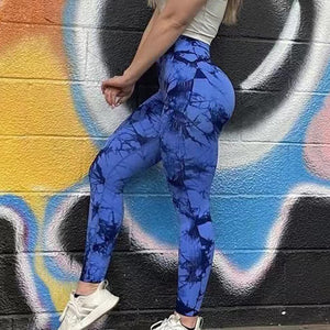 Tie Dye Leggings Women Fitness Yoga Pants