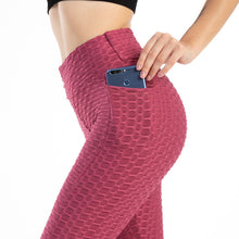 Cargar imagen en el visor de la galería, Fitness Yoga Pants Women Leggings With Pocket Running Sports
