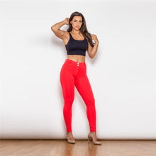 Load image into Gallery viewer, shascullfites melody red shaping leggings workout  booty lifting leggings yoga pants
