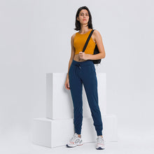 Carica l&#39;immagine nel visualizzatore di Gallery, High-waist Yoga Women&#39;s Quick-drying Elasticated Slim Slimming Track Pants
