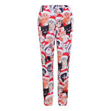 Charger l&#39;image dans la galerie, Christmas Costume Printed Slim-fit Trousers
