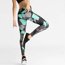 Laden Sie das Bild in den Galerie-Viewer, Women&#39;s Diamond Box Nine-point Sports Leggings
