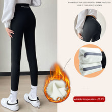 Carica l&#39;immagine nel visualizzatore di Gallery, Fleece Thickened Leggings Winter -20 To 5 Shark Pants For Women High Waist Tight Skinny Tummy Control Buttocks Slimming Yoga Pants
