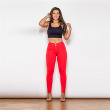 Afbeelding in Gallery-weergave laden, shascullfites melody red shaping leggings workout  booty lifting leggings yoga pants
