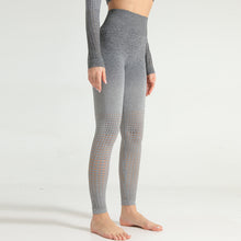 Load image into Gallery viewer, European And American Gradient Seamless Hollow Yoga Clothing Suit
