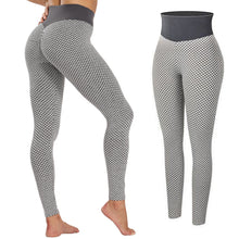 Last inn bildet i Galleri-visningsprogrammet, TIK Tok Leggings Women Butt Lifting Workout Tights Plus Size Sports High Waist Yoga Pants Light Grey
