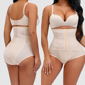 Plus Size High Waist Front Breasted Tummy Pants