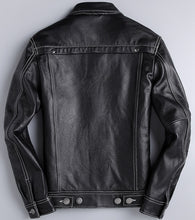 Lataa kuva Galleria-katseluun, Men&#39;s Premium Cowhide Leather Jacket
