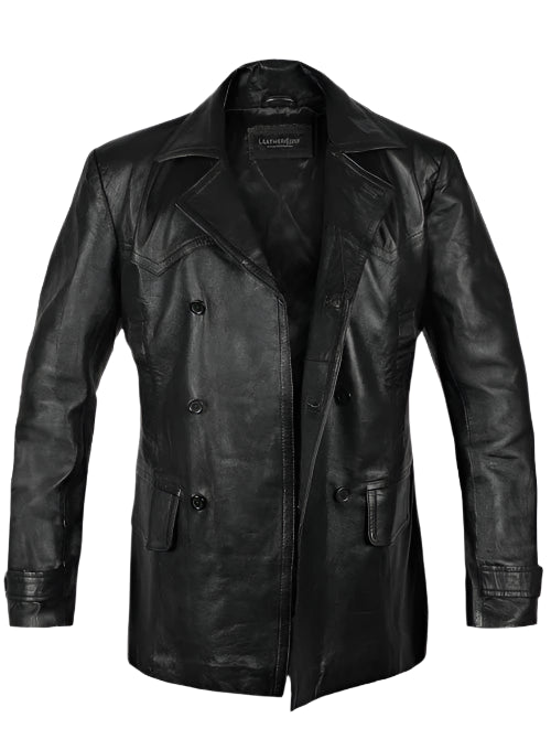 DAVID TENANT Doctor Who Genuine Leather Coat