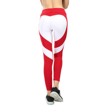 Charger l&#39;image dans la galerie, Love Butt Heart Stitching Yoga Leggings Hip Raise High Waist Leggings For Women
