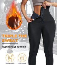 Last inn bildet i Galleri-visningsprogrammet, Sauna Long Pants Fitness Exercise Hot Thermo Sweat Leggings Training Slimming Pant
