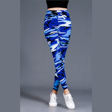 Load image into Gallery viewer, Brushed Cotton Print Camouflage Outerwear Leggings
