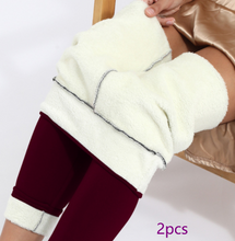 Laden Sie das Bild in den Galerie-Viewer, Women&#39;s Lamb Wool High Waist Elasticity Leggings
