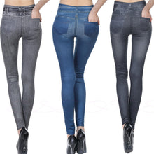 Carica l&#39;immagine nel visualizzatore di Gallery, High Waisted Jeggings - Denim Leggings
