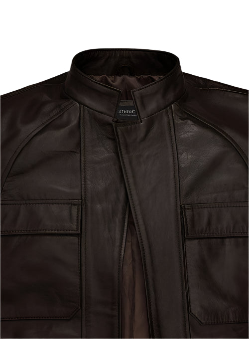 Veste en cuir véritable Elvis Presley