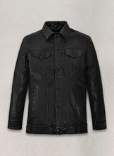 Load image into Gallery viewer, TOM HOLLAND Black Leather Jacket
