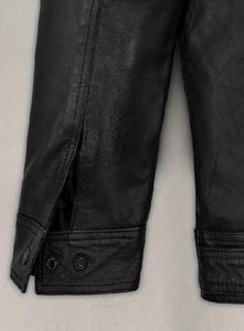 TOM HOLLAND Black Leather Jacket