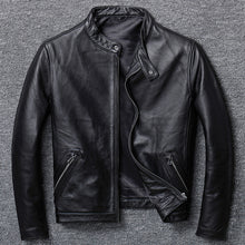 Carica l&#39;immagine nel visualizzatore di Gallery, Men&#39;s Premium Cowhide Leather Jacket
