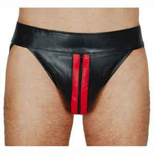 Genuine Leather Brief Jock Strap Bondage